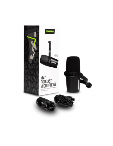 SHURE MV7-K Microfono Dinamico... SHURE MV7-K Microfono Dinamico...