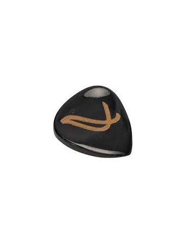 Plettro Flat Pick – Black Horn